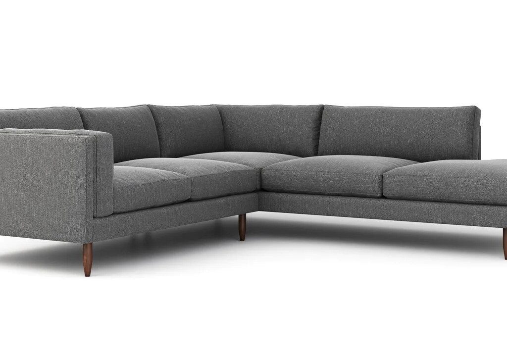 Skinny fat sectional with bumper